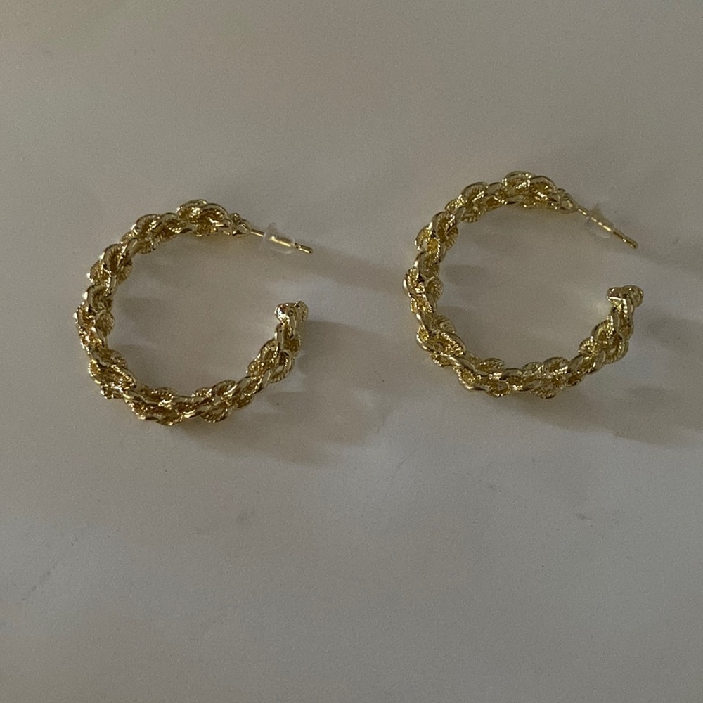 Twist Hoop Earrings